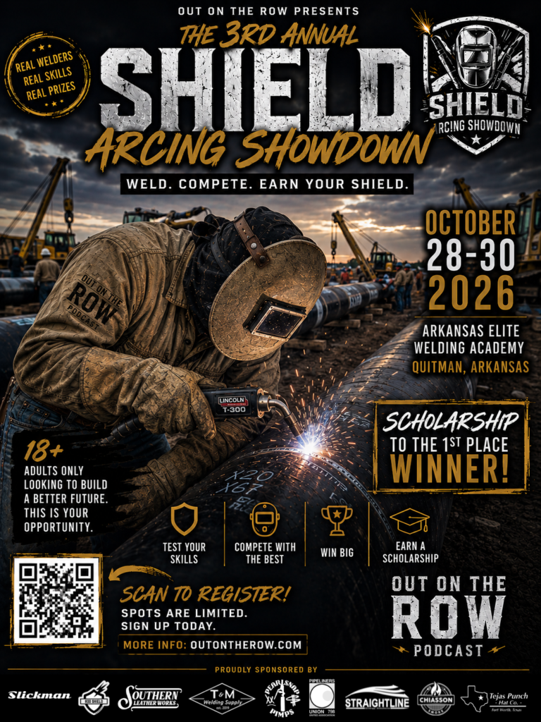 Out on the ROW Shield arcing showdown welding competition