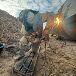 Ty Linker Out on the R.O.W. Podcast Welder